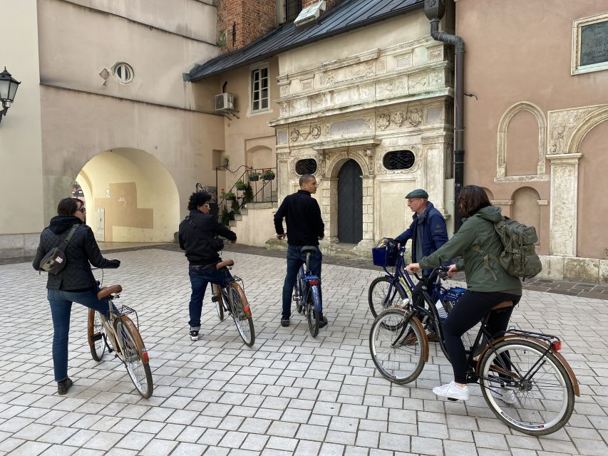 Krakow: Old Town Bike Tour with a Guide - Wawel Castle views and the city’s royal story