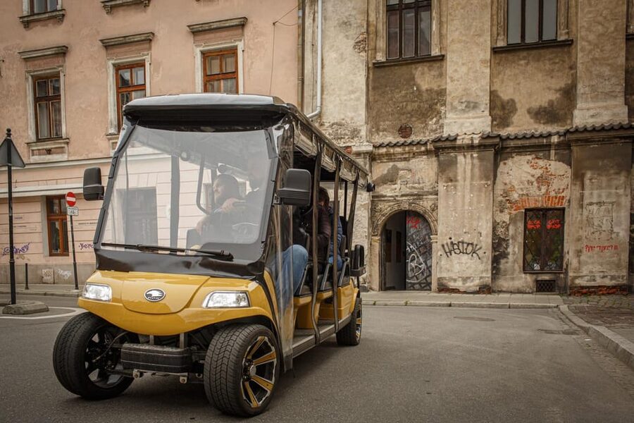 Krakow: Old Town - Kazimierz - Ghetto by Electric Golf Cart - Why the Golf Cart Works Well in Krakow