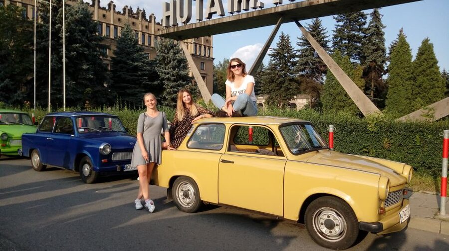 Krakow: Private Nowa Huta Adventure Tour in Communist Cars - The steelworks headquarters gives the district its purpose