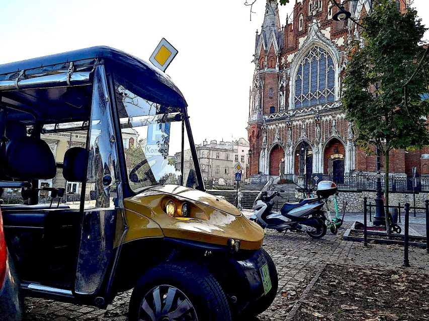 Krakow: Private Panoramic Tour by Golf Cart with Audio Guide - Key points at a glance