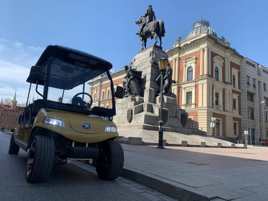 Krakow: Regular Extended City Sightseeing Tour By Golf Cart - Wawel Castle and the royal chapter