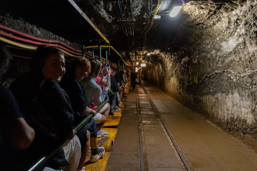 Krakow: UNESCO Underground Boat Expedition & Salt Mine Tour - The mining train: short, lively, and worth doing