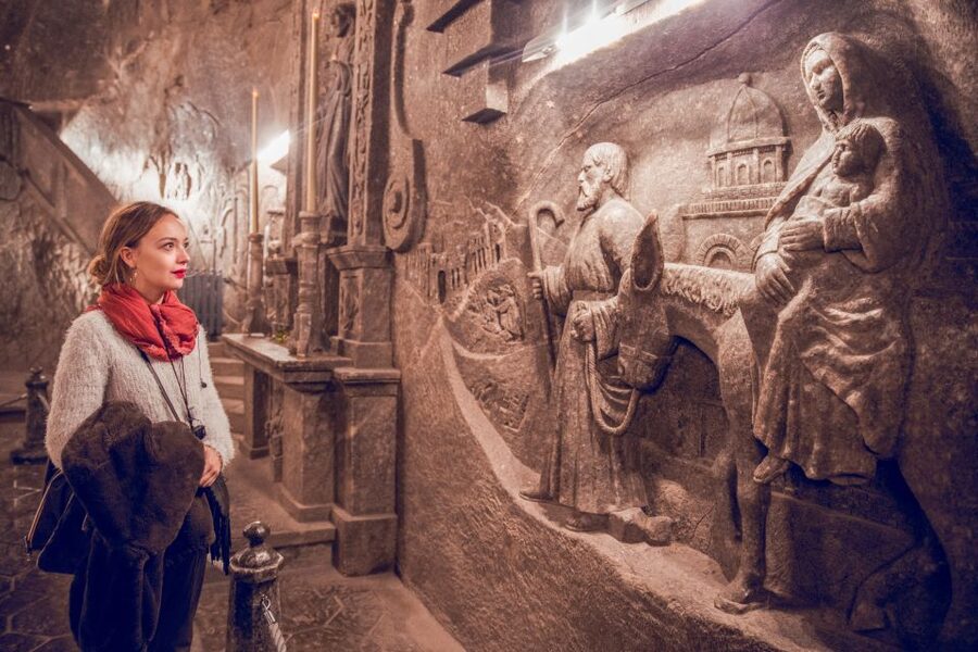 Krakow: Wieliczka Salt Mine Guided Tour - Temperature, clothing, and physical effort