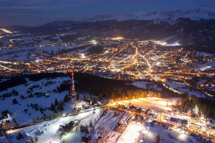 Krakow: Zakopane-Thermal Bath(Evening Time)with Hotel Pickup - From Krakow to the Tatra foothills