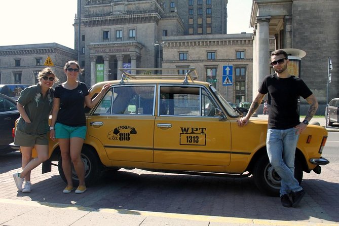 Private Tour: Warsaw City Sightseeing by Retro Fiat - Communist Warsaw at Constitution Square and the Palace of Culture