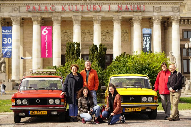 Private Tour: Warsaw City Sightseeing by Retro Fiat - Starting at your hotel and getting your bearings