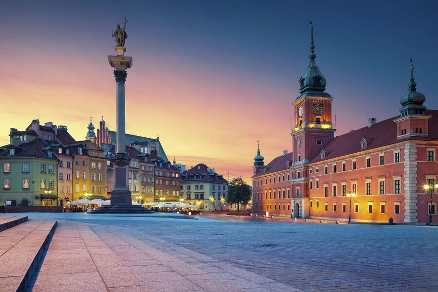 Private Warsaw City Tour - Old Town shows Warsaw rebuilt with purpose