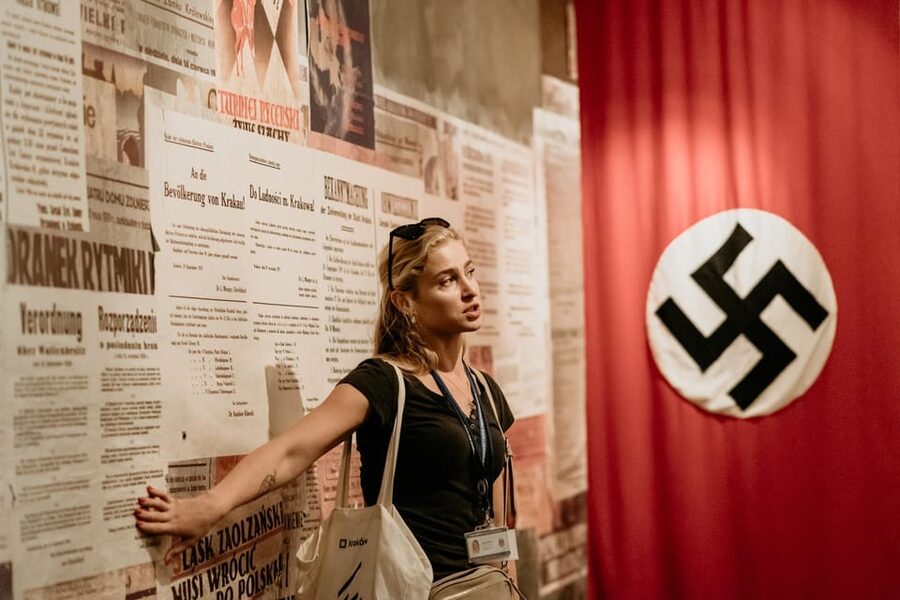 Schindler's Factory Museum in Krakow - Guided Tour - The exhibition begins with Krakow under occupation
