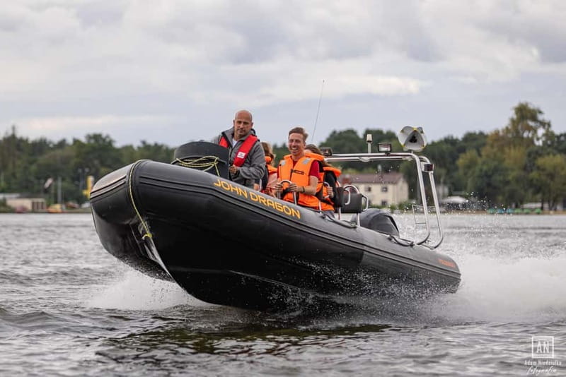 Warsaw: Adrenaline Ride on the Vistula River (Wisła) - The calm opening beneath Warsaw’s pedestrian bridge