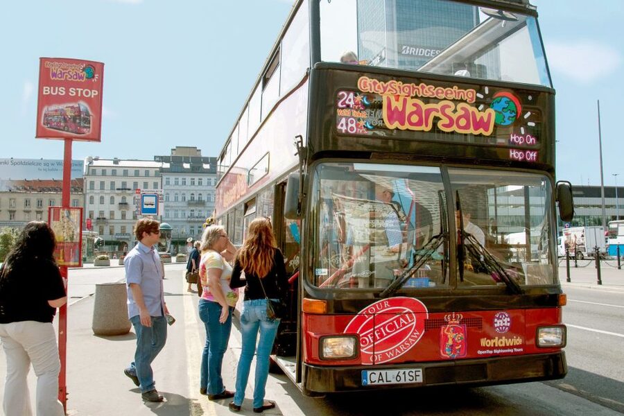 Warsaw: City Sightseeing Hop-On Hop-Off Bus Tour - The blue route, for museums and royal Warsaw