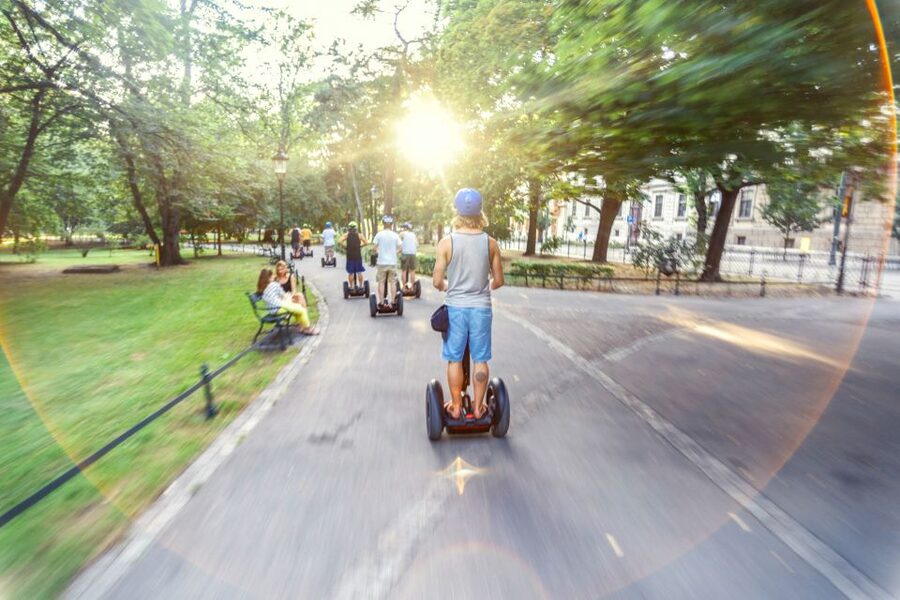 Warsaw Old Town 1.5-Hour or Full 3-Hour Segway Tour - Multimedia Fountain Park and the newer side of Warsaw