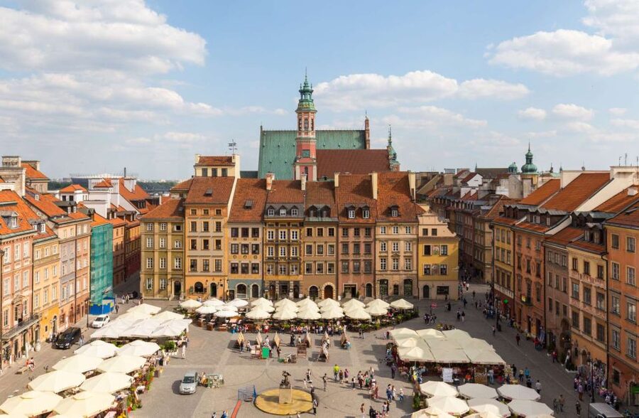 Warsaw: Old Town Guided Walking Tour - The Market Square and Warsaw Mermaid