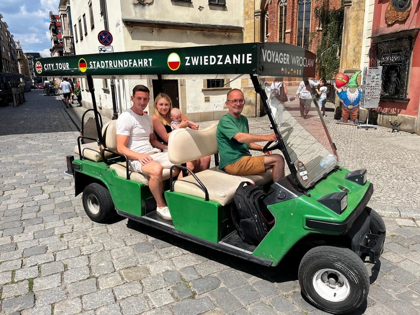 Wroclaw: City Tour Sightseeing By Golf Cart Shared Or Privat - Centennial Hall and the Wroclaw zoo area
