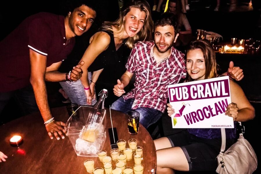 Wroclaw Pub Crawl with Free Drinks - Drinking games that make the first hour easier
